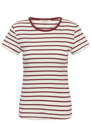 RochellePW TShirt Burnt Russet Stripe - 304934 - 30310589