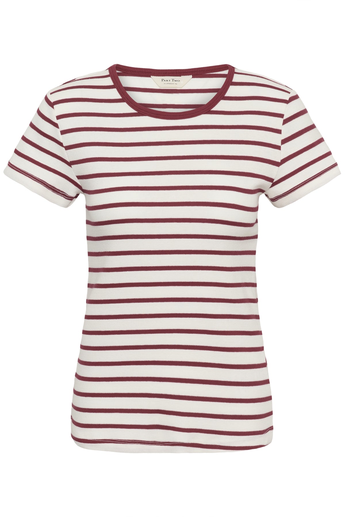 RochellePW TShirt Burnt Russet Stripe - 304934 - 30310589
