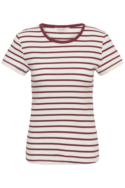 RochellePW TShirt Burnt Russet Stripe - 304934 - 30310589 Thumbnail