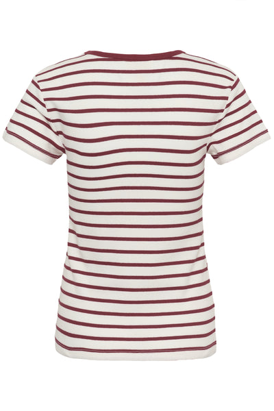 RochellePW TShirt Burnt Russet Stripe - 304934 - 30310589 Thumbnail