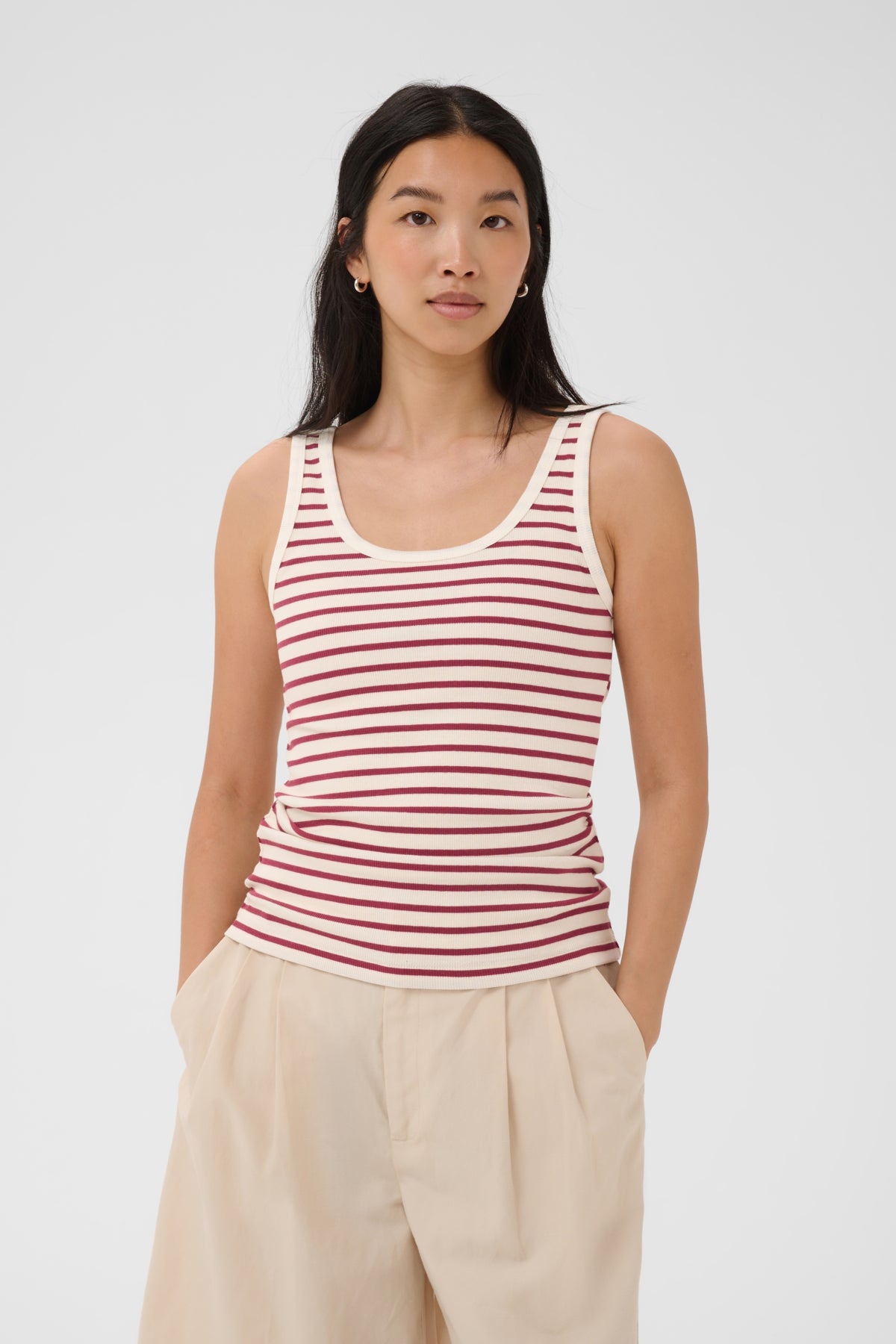 RoselynPW Top Burnt Russet Stripe - 304934 - 30310590