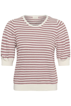 VaraianPW Pullover Burnt Russet Stripe - 305041 - 30310591