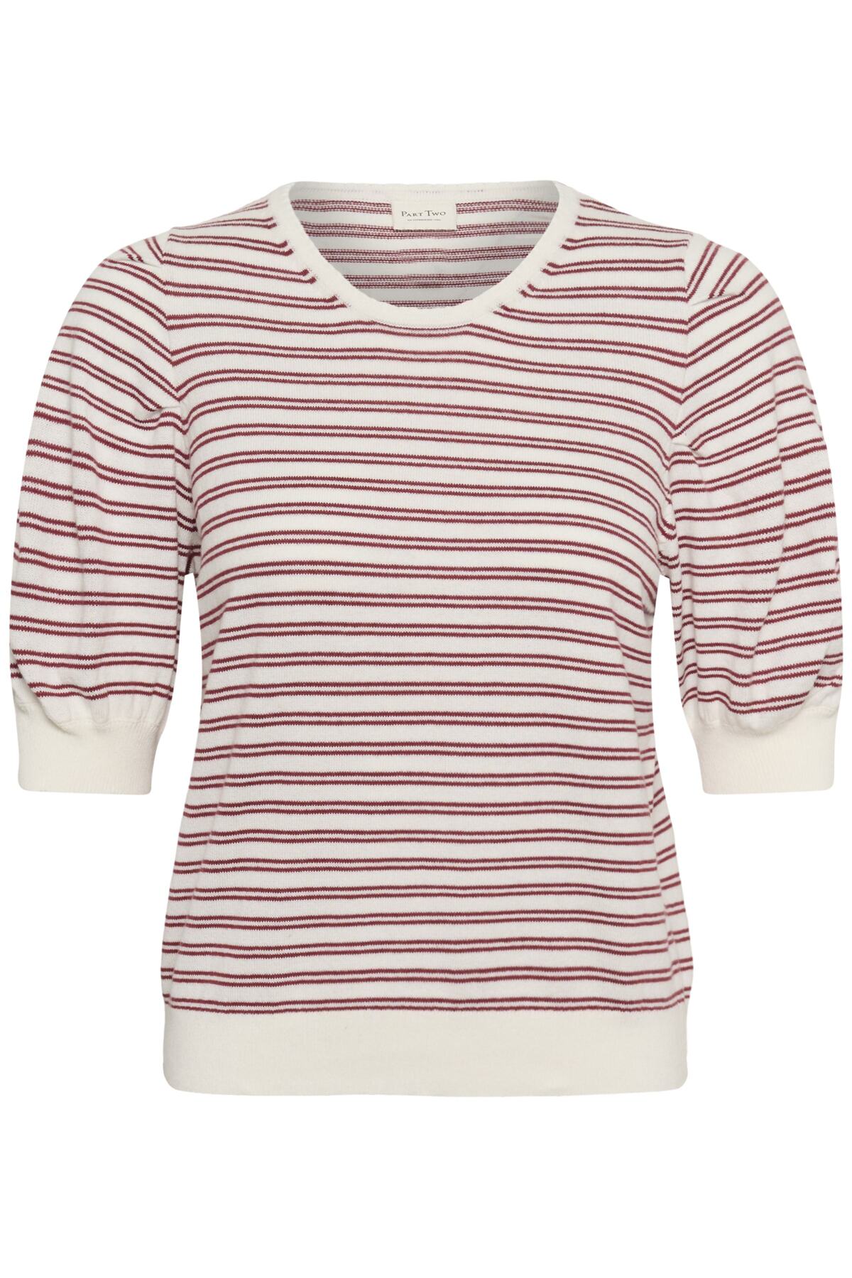 VaraianPW Pullover Burnt Russet Stripe - 305041 - 30310591