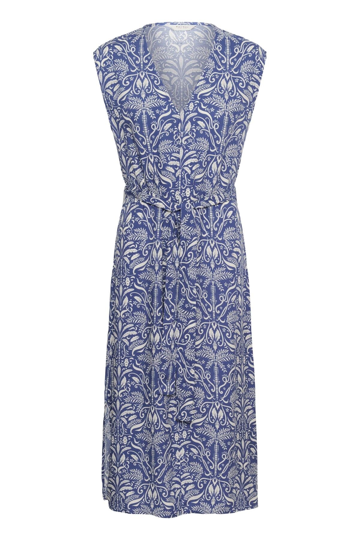 BolenePW Dress Blue Block Print - 304946 - 30310592