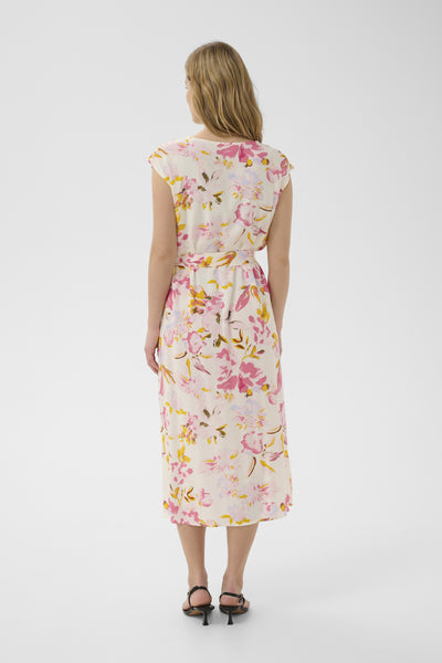 BolenePW Dress Peach Blossom Watercolor Print - 30310592 Thumbnail