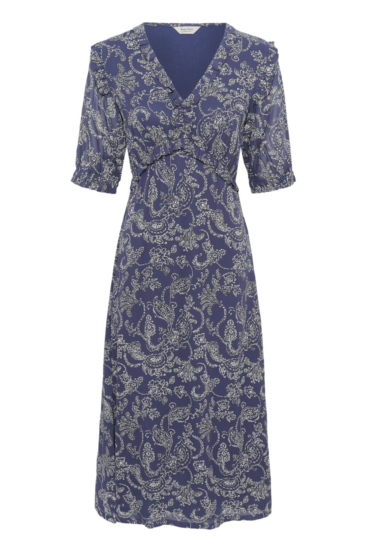 VeniaPW Dress Blue w Light Dot Paisley - 304 - 30310595