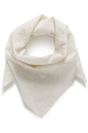 PhiasPW Scarf Eggnog w French Oak Emb - 3049 - 30310603