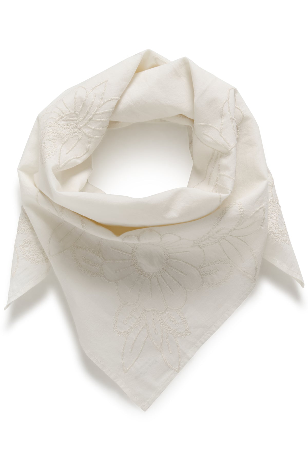 PhiasPW Scarf Eggnog w French Oak Emb - 3049 - 30310603