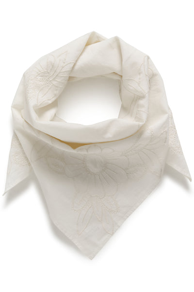 PhiasPW Scarf Eggnog w French Oak Emb - 3049 - 30310603 Thumbnail
