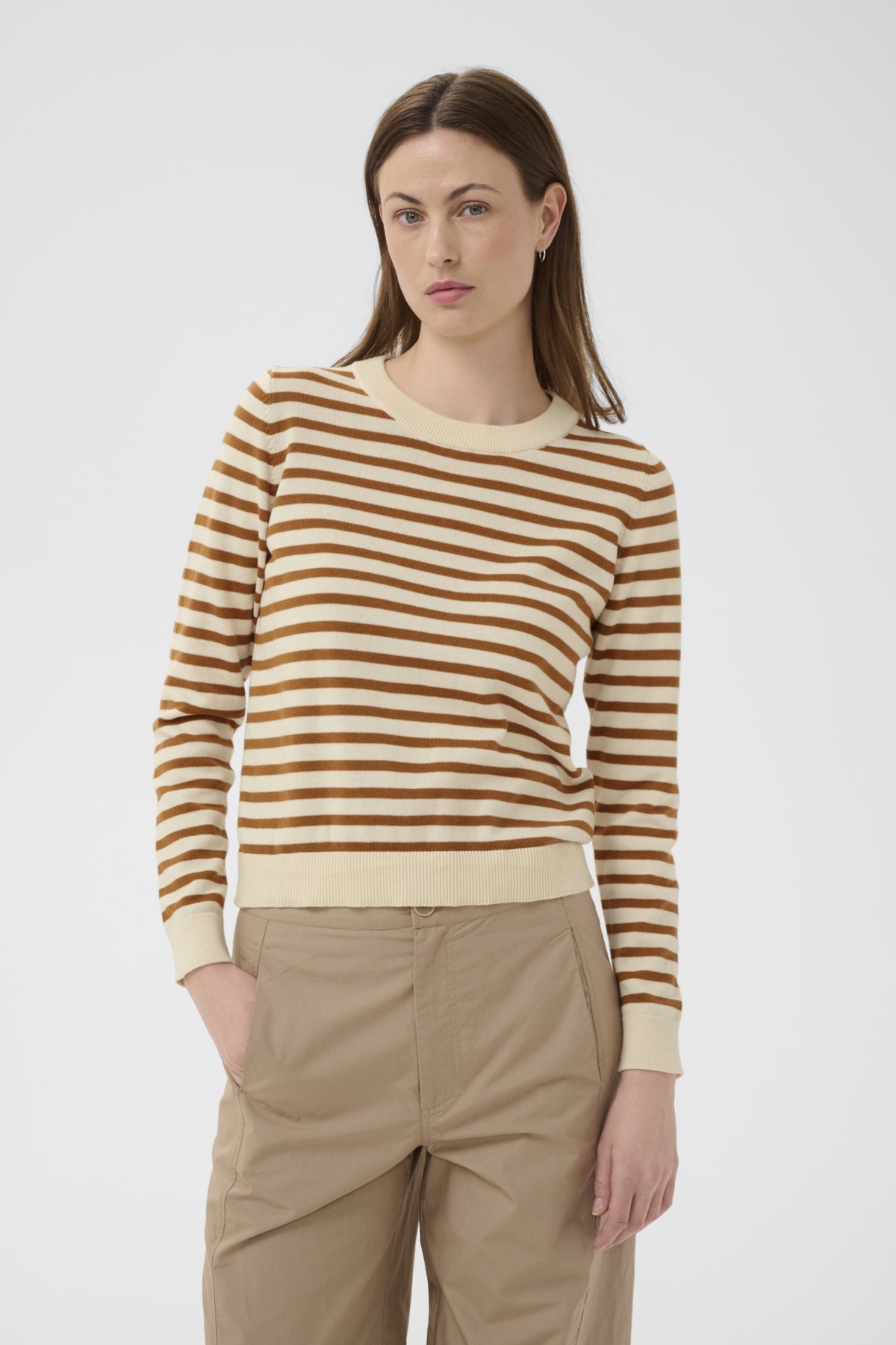 GertiaPW PU BROWN STRIPE - 30310604