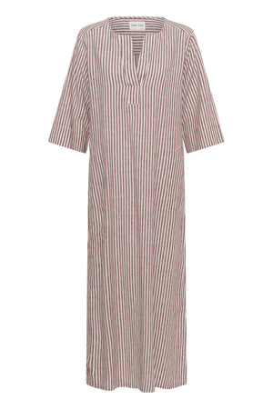 BerylPW Dress Burnt Russet Stripe - 304944 - 30310614