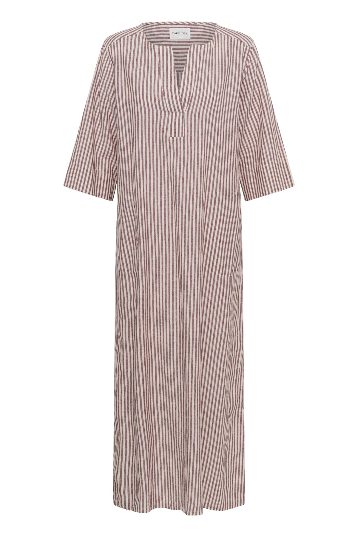 BerylPW Dress Burnt Russet Stripe - 304944 - 30310614