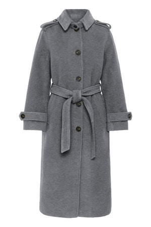 CarmellaPW Outerwear Medium Grey Melange - 305051 - 30310636