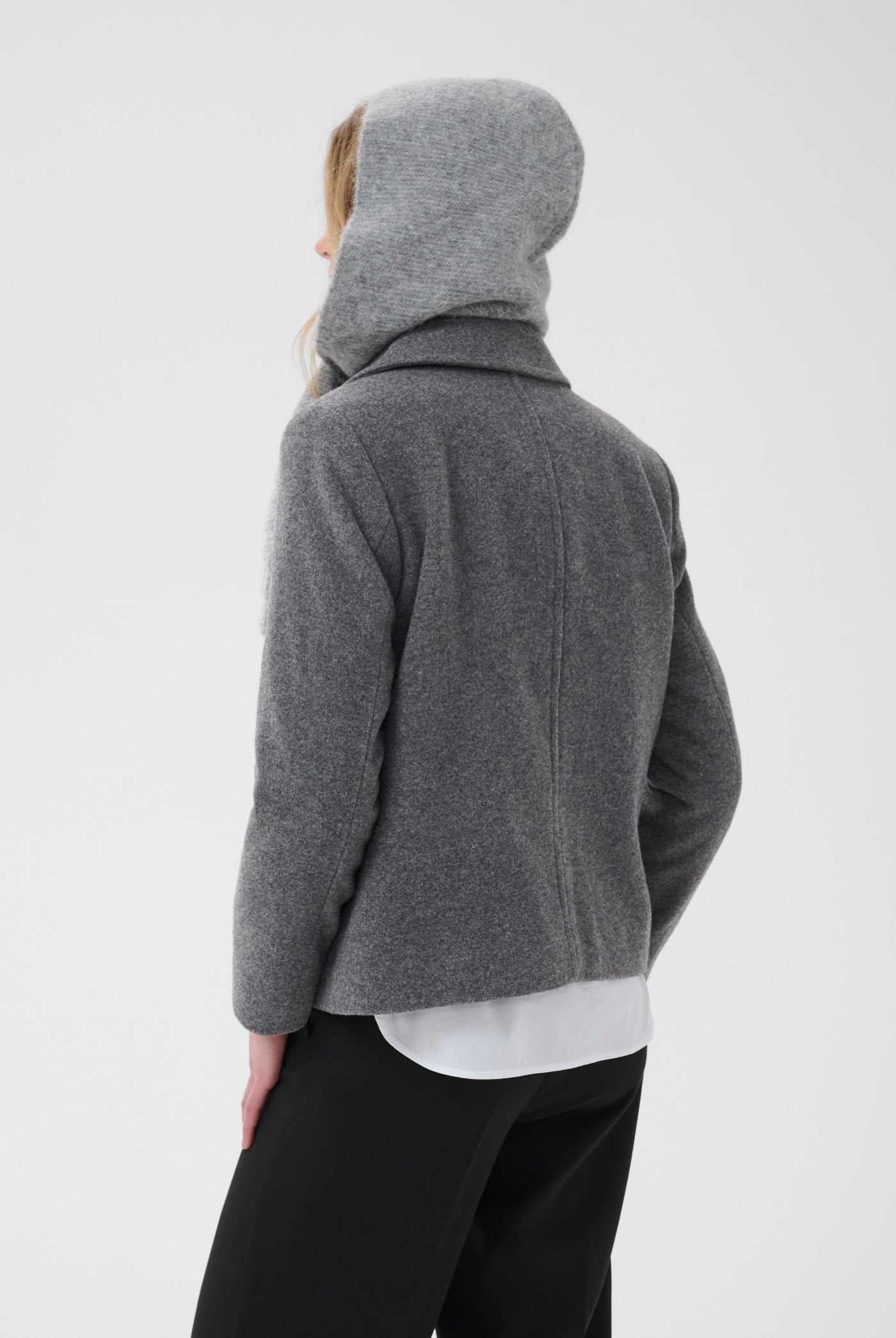 CebrinaPW Outerwear Medium Grey Melange - 305051 - 30310637