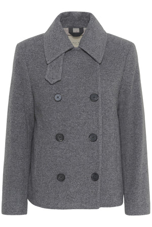 CebrinaPW Outerwear Medium Grey Melange - 305051 - 30310637