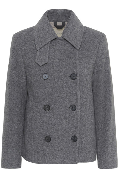 CebrinaPW Outerwear Medium Grey Melange - 305051 - 30310637 Thumbnail