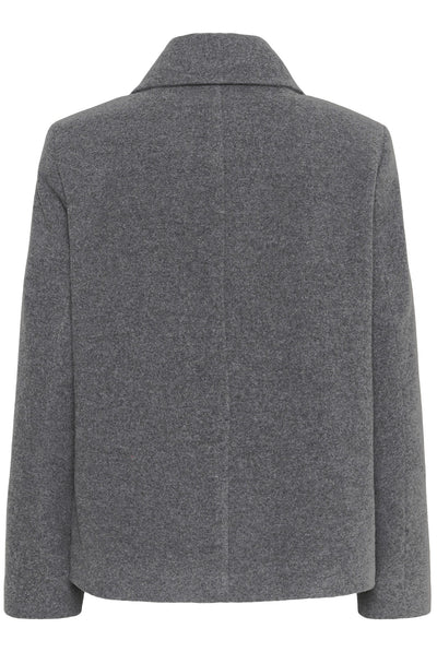 CebrinaPW Outerwear Medium Grey Melange - 305051 - 30310637 Thumbnail