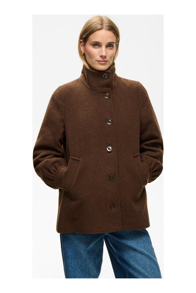 CeciliaPW Outerwear Downtown Brown Melange - 19122 - 30310639 Thumbnail