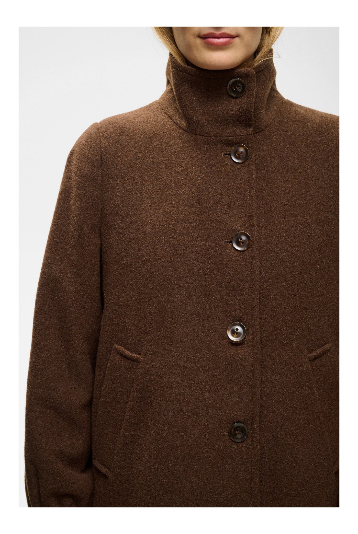 CeciliaPW Outerwear Downtown Brown Melange - 19122 - 30310639