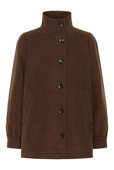 CeciliaPW Outerwear Downtown Brown Melange - 19122 - 30310639 Thumbnail