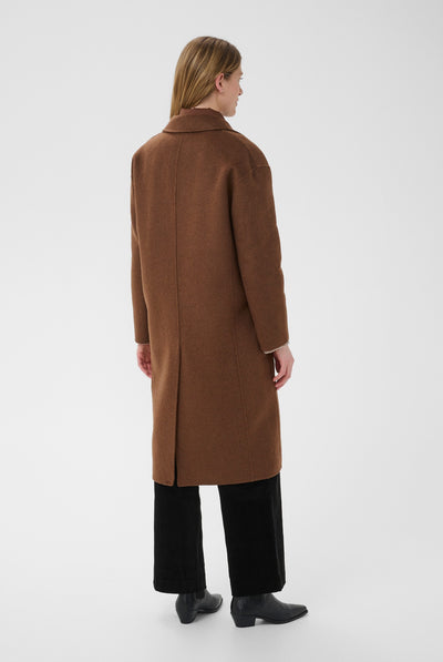 LorelaianaPW Outerwear Downtown Brown Melange - 19122 - 30310641 Thumbnail