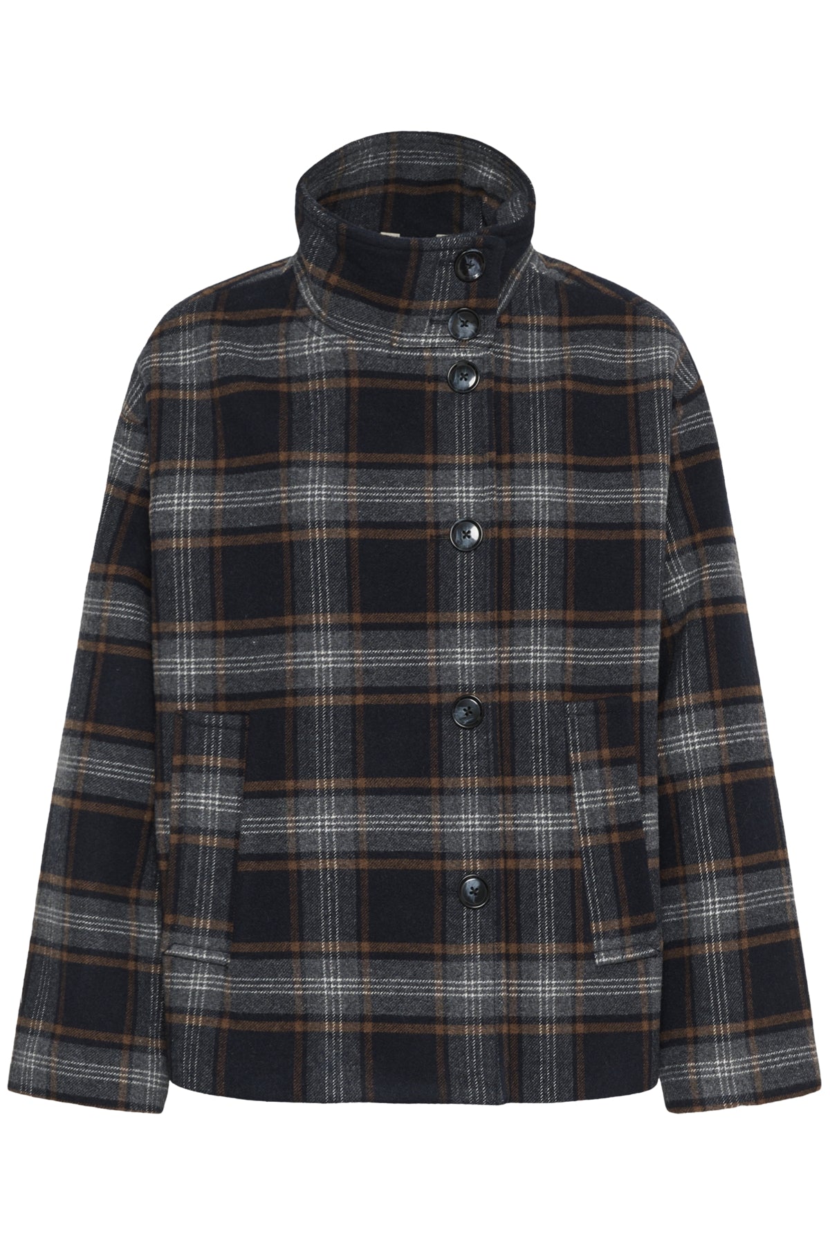 CellyPW Outerwear Dark Navy Check - 305066 - 30310643