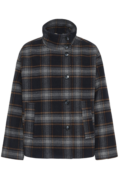 CellyPW Outerwear Dark Navy Check - 305066 - 30310643 Thumbnail