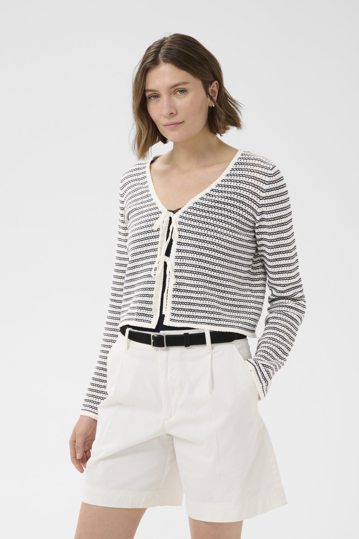 RosefinaPW Cardigan After Midnight Stripe - 305435 - 30310648