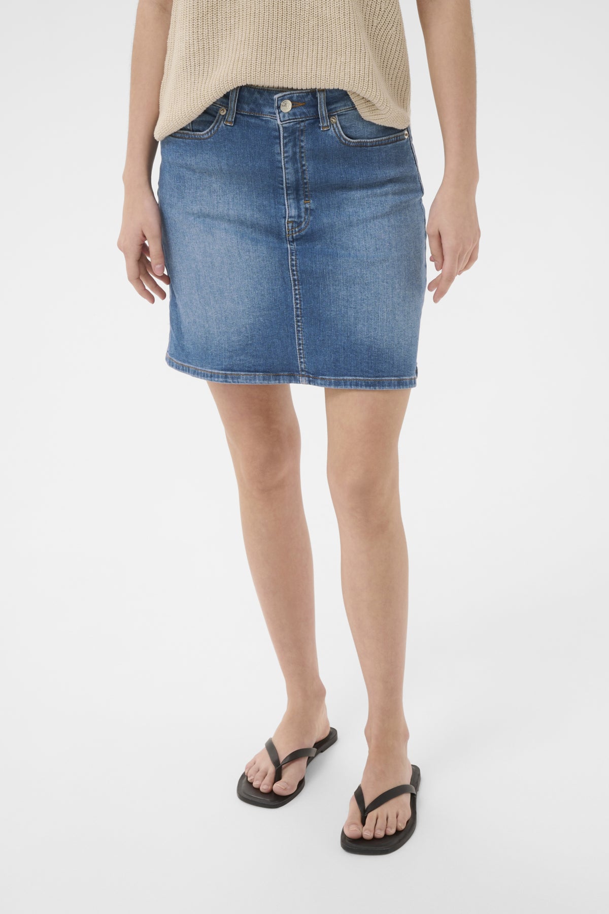 BellePW Skirt Medium Blue Denim - 300156 - 30310666