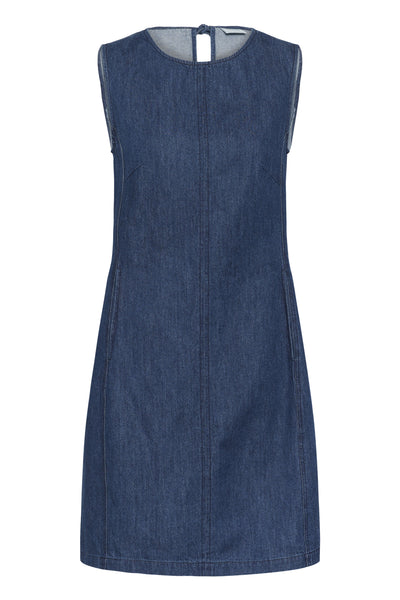DanilaPW Dress Medium Dark Blue Denim - 30015 - 30310672 Thumbnail