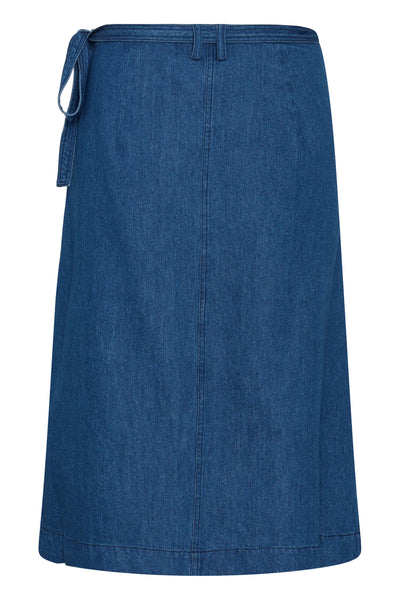 DaryaPW Skirt Medium Dark Blue Denim - 30015 - 30310673 Thumbnail