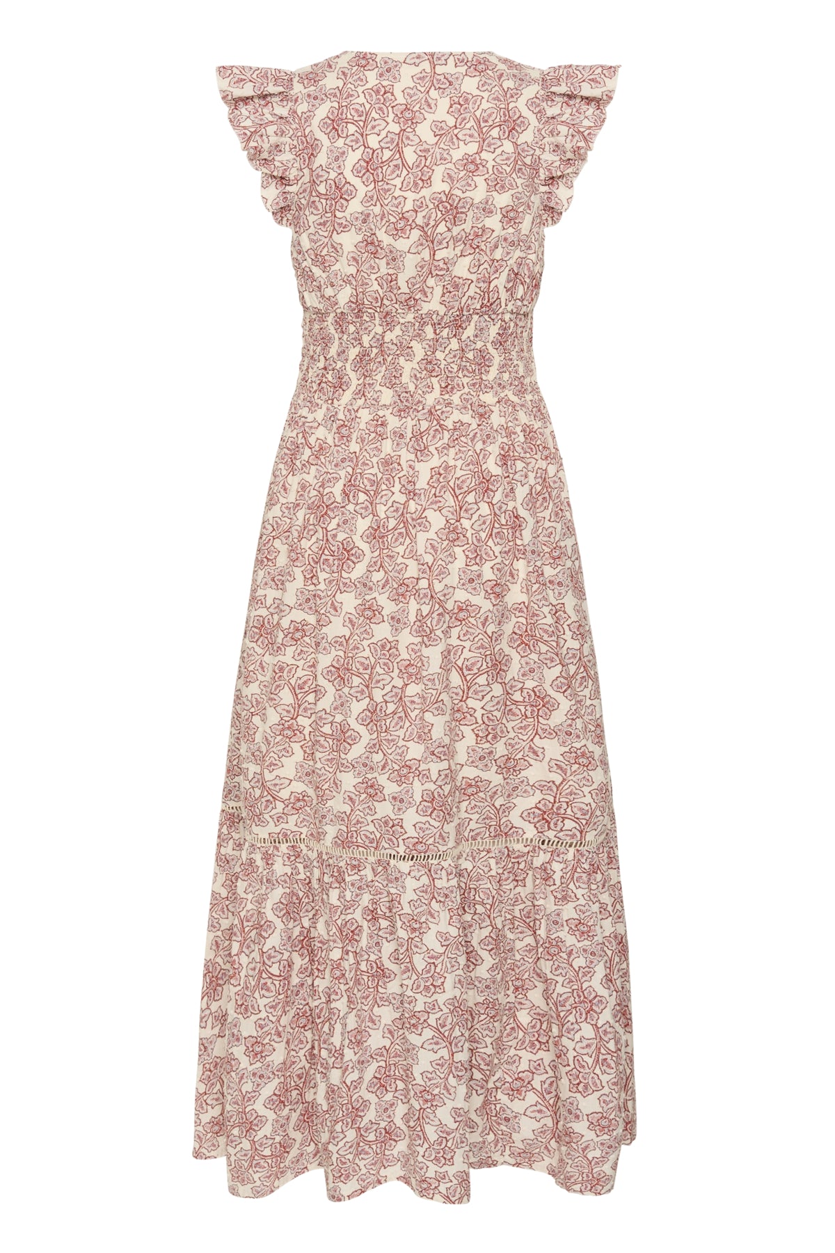 DizaPW Dress Roasted Russet Leaf Print - 30 - 30310681