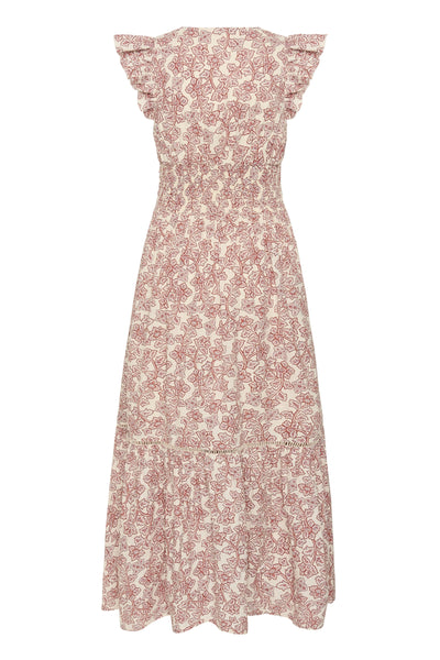 DizaPW Dress Roasted Russet Leaf Print - 30 - 30310681 Thumbnail