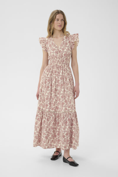 DizaPW Dress Roasted Russet Leaf Print - 30 - 30310681 Thumbnail