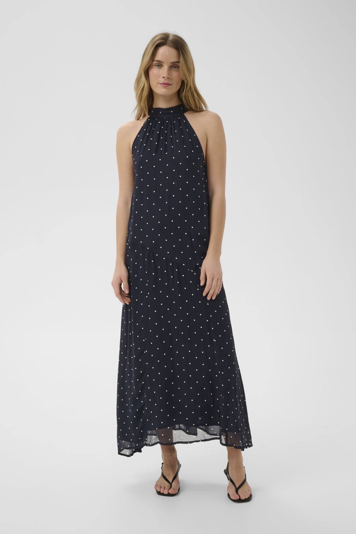 DorthemiePW Dress Dark Navy Dot Print - 305168 - 30310687