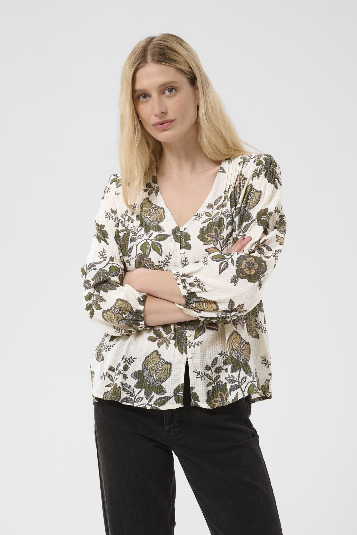 DolliPW Blouse Bettle Flower Print - 305127 - 30310691