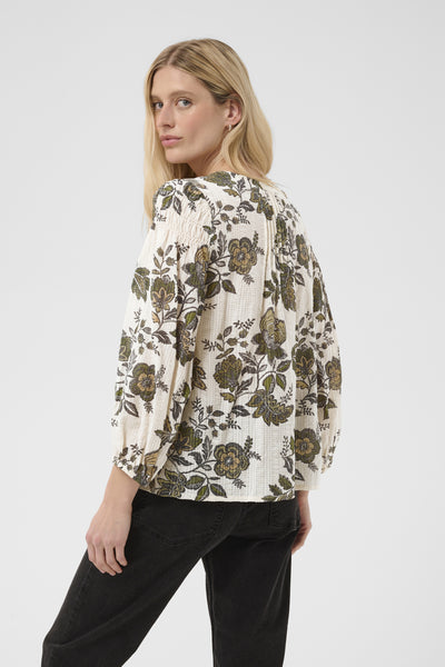 DolliPW Blouse Bettle Flower Print - 305127 - 30310691 Thumbnail