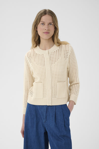 DenizePW Cardigan Whitecap Gray - 120304 - 30310706 Thumbnail