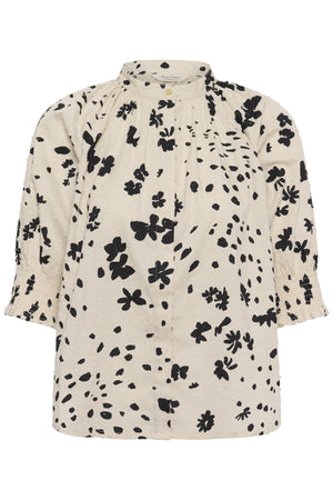AlmerasPW Shirt Black Dot Flower Print - 30473 - 30310709