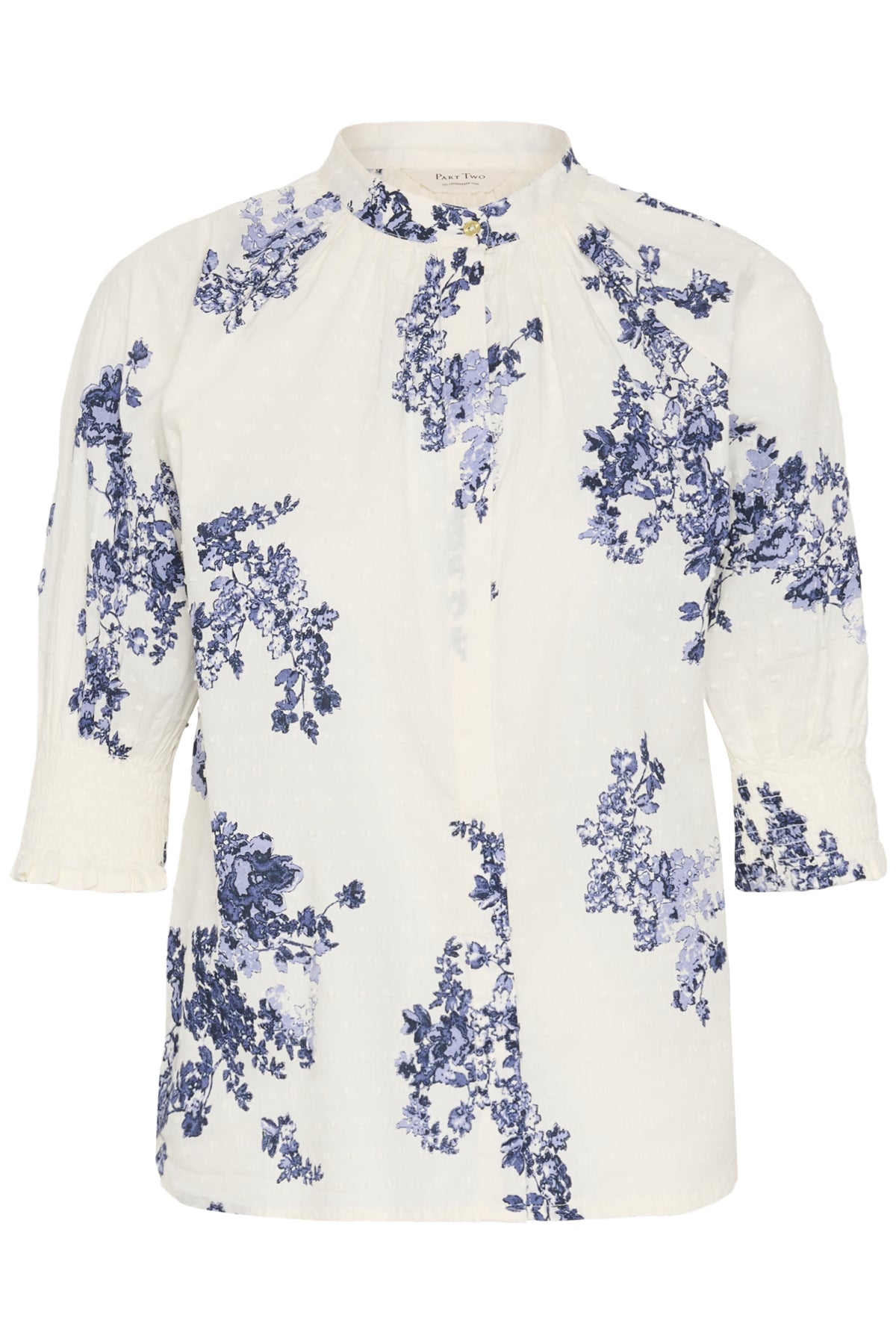 AlmerasPW Shirt Blue Shadow Flower Print - 304 - 30310709