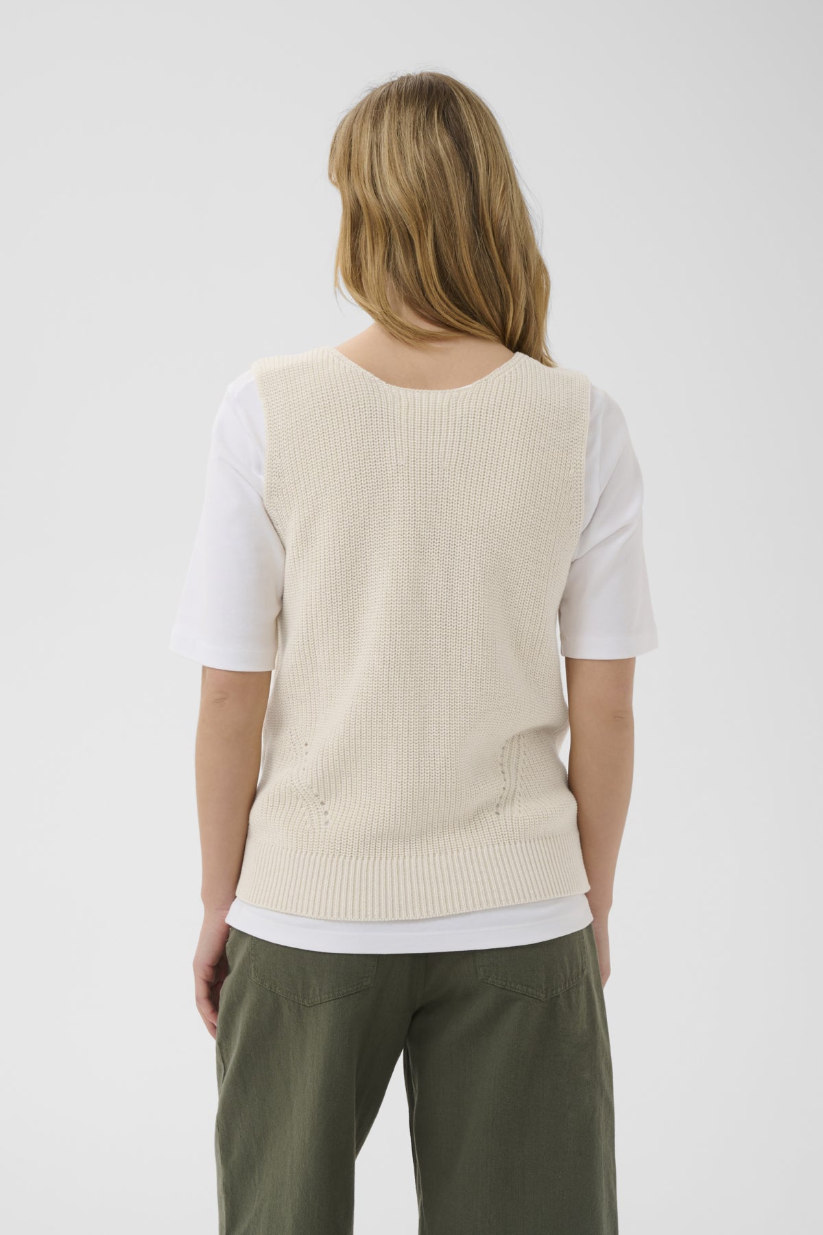 DariannaPW Waistcoat Whitecap Gray - 120304 - 30310728