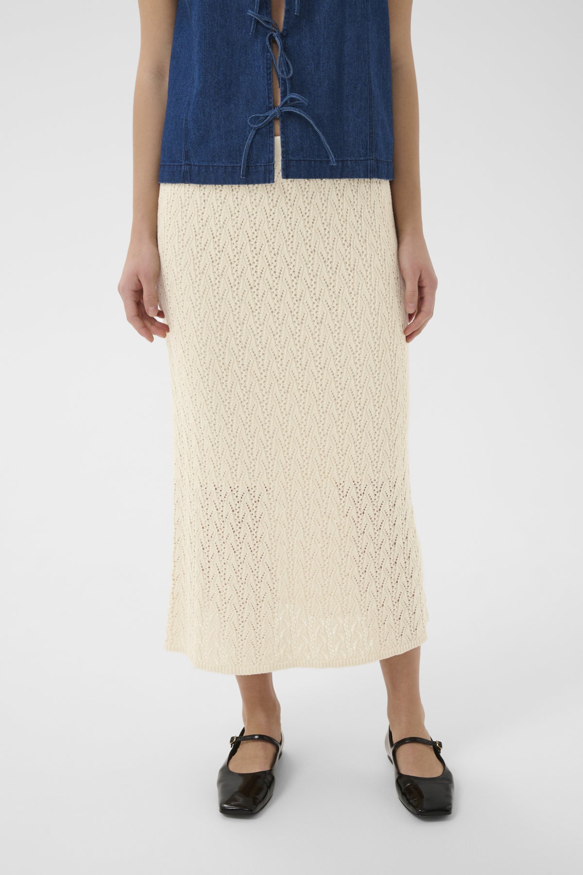 DeboaPW Skirt Whitecap Gray - 120304 - 30310730