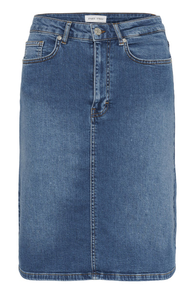 LejaPW Skirt Medium Blue Denim - 300156 - 30310738 Thumbnail