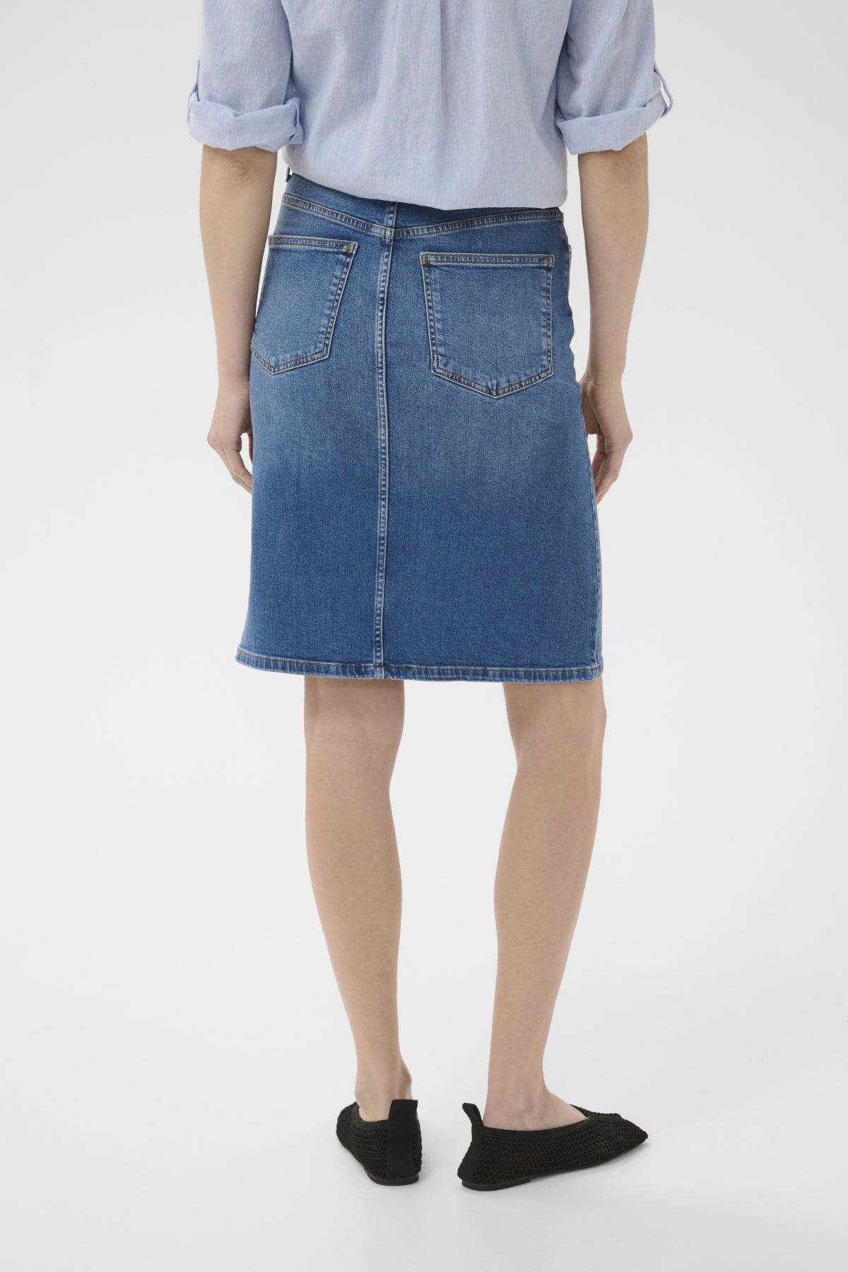 LejaPW Skirt Medium Blue Denim - 300156 - 30310738