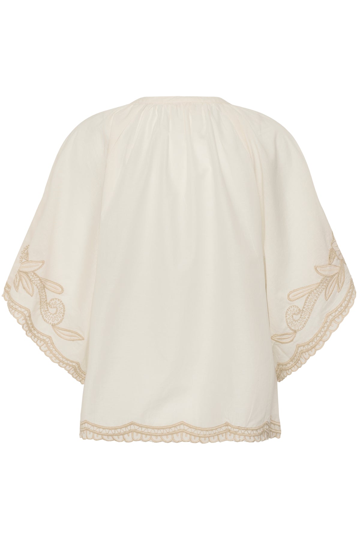 BianchaPW Blouse Whisper White W French Oak emb - 30310743