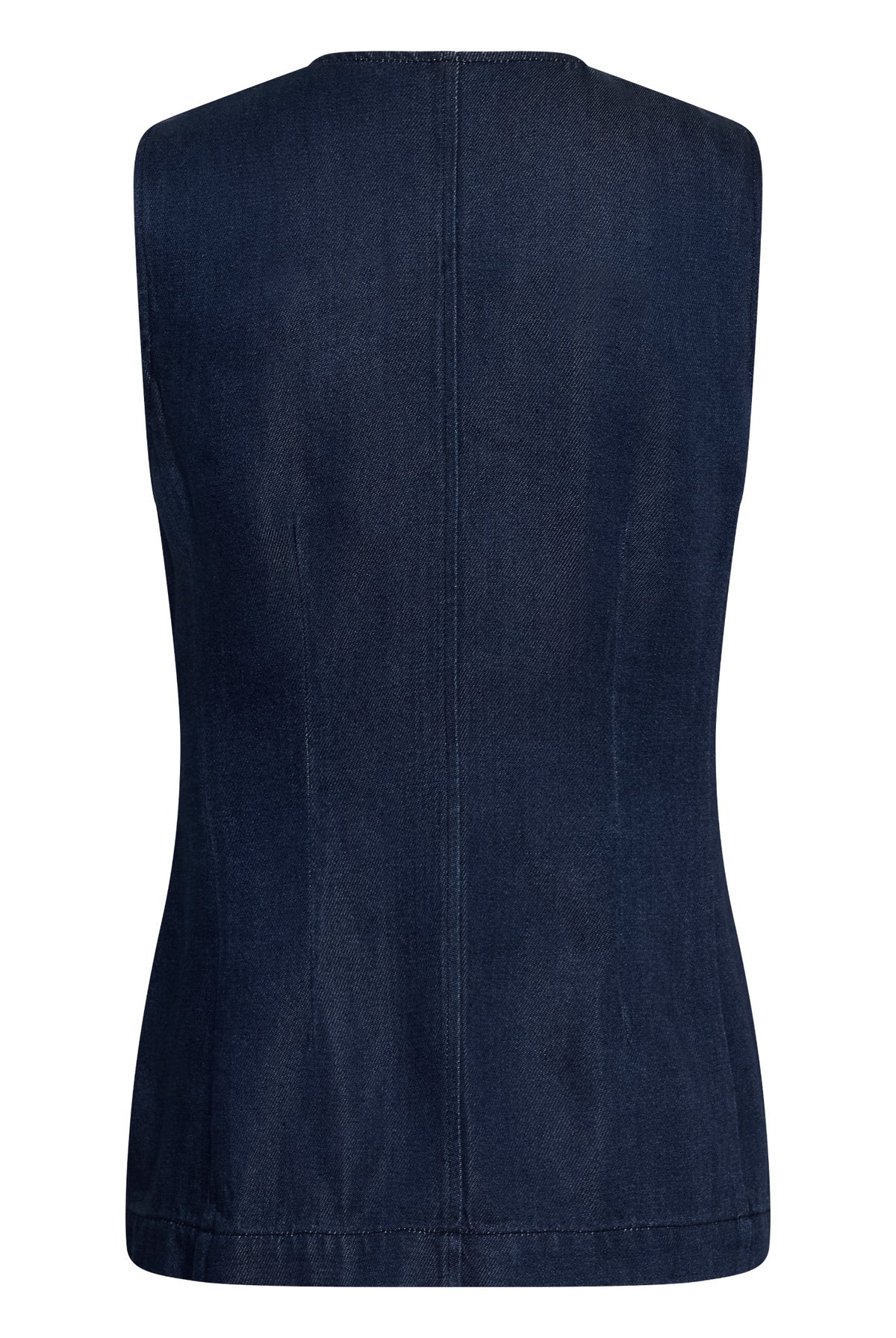 CarolanPW Waistcoat Dark Blue Denim - 300158 - 30310751