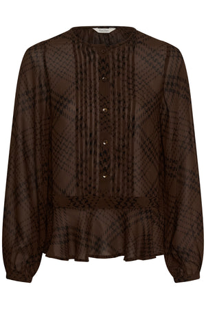 CantalinePW Shirt Brown Check Print - 305302 - 30310758