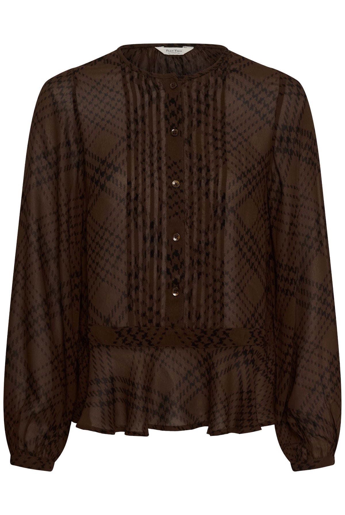 CantalinePW Shirt Brown Check Print - 305302 - 30310758