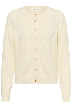 CiannaPW Cardigan Whitecap Gray - 120304 - 30310793