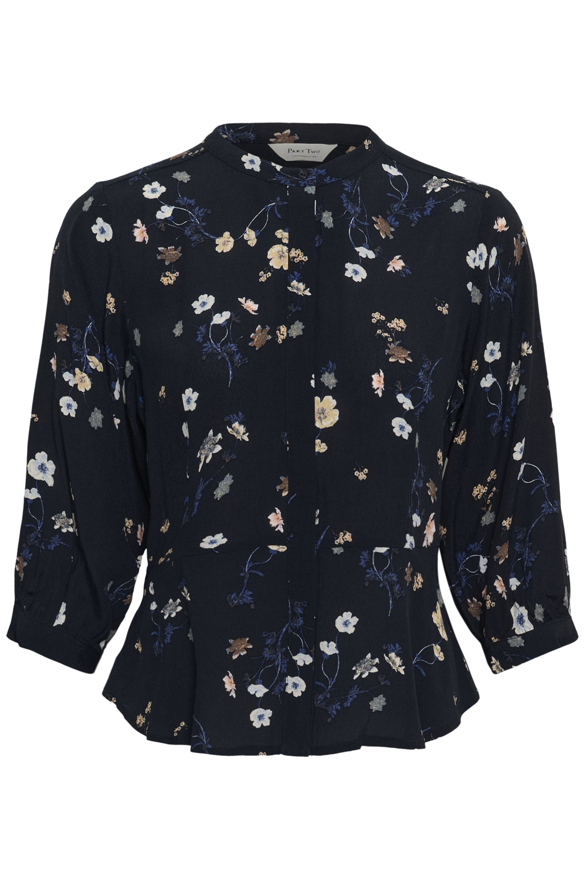 ConstantinaPW Shirt Dark Navy Botanical Flower - 3 - 30310806